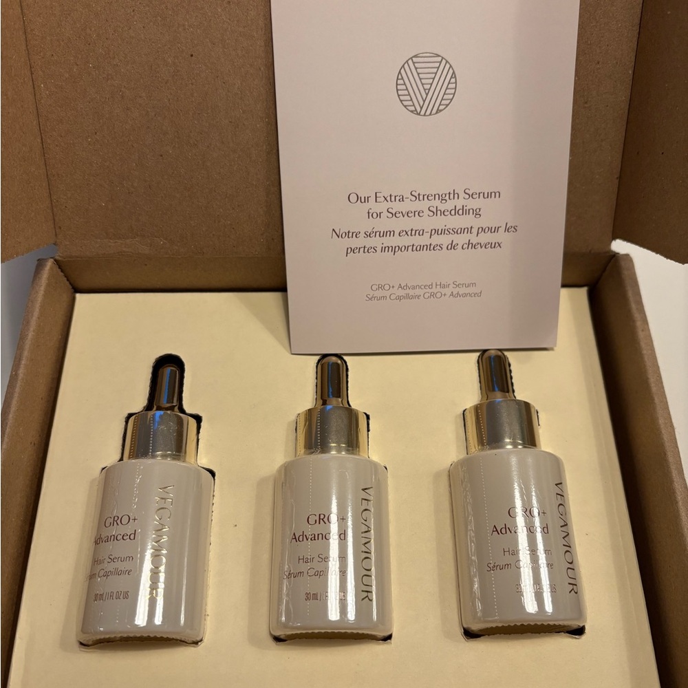 Vegamour GRO+ Advanced Hair Serum - 3 month supply